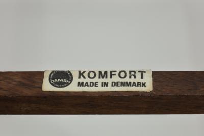  Komfort of Denmark Danish Modern Rosewood End Table by Henning Norgaard for Komfort Cocktail Table
