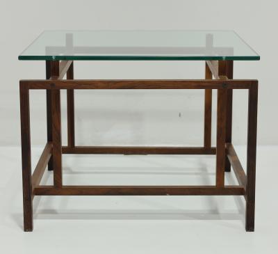  Komfort of Denmark Danish Modern Rosewood End Table by Henning Norgaard for Komfort Cocktail Table