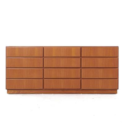  Komfort of Denmark Komfort Mid Century Danish Teak 12 Drawer Lowboy Dresser