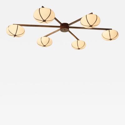  Konekt Rib Chandelier Flush Mount or Suspension by Konekt