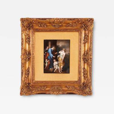  Konigliche Porzellan Manufaktur KPM 19th Century KPM porcelain plaque after Old Master painting