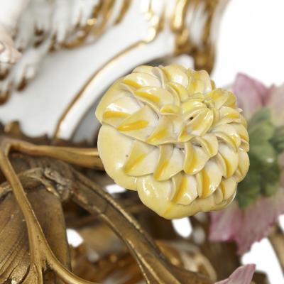  Konigliche Porzellan Manufaktur KPM KPM porcelain and gilt bronze chandelier