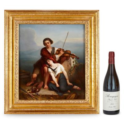  Konigliche Porzellan Manufaktur KPM Large KPM porcelain plaque after Louis Gallait