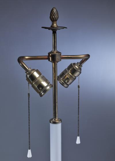  Konigliche Porzellan Manufaktur KPM Pair of white porcelain table lamps by KPM Berlin 1930s
