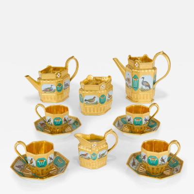  Konigliche Porzellan Manufaktur KPM Rare and impressive antique German porcelain tea and coffee set by KPM
