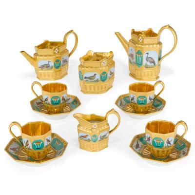  Konigliche Porzellan Manufaktur KPM Rare and impressive antique German porcelain tea and coffee set by KPM