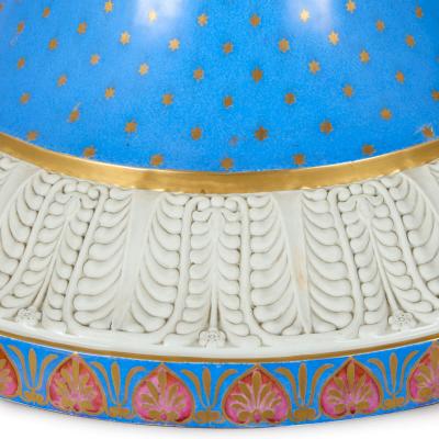  Konigliche Porzellan Manufaktur KPM Very large antique German hand painted porcelain vase by KPM