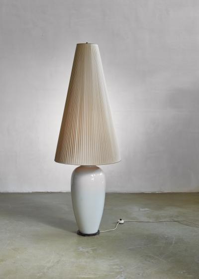  Konigliche Porzellan Manufaktur KPM White porcelain table or floor lamp by KPM Germany 1950s