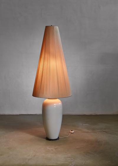 Konigliche Porzellan Manufaktur KPM White porcelain table or floor lamp by KPM Germany 1950s