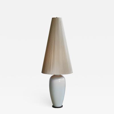  Konigliche Porzellan Manufaktur KPM White porcelain table or floor lamp by KPM Germany 1950s
