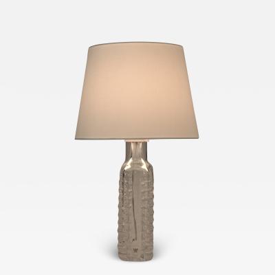  Kosta Boda AB Art Glass Table Lamp by Gustav Leek for Kosta Sweden 1960 s