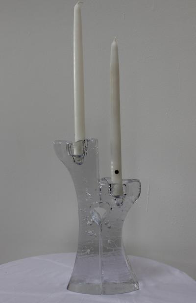  Kosta Boda AB Kosta Boda Art Glass Candle Holders