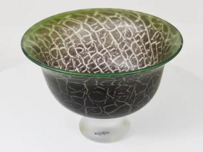  Kosta Boda AB Tortoise Art Glass Bowl by Ulrica Hydman Vallien Kosta Boda Sweden 1980s