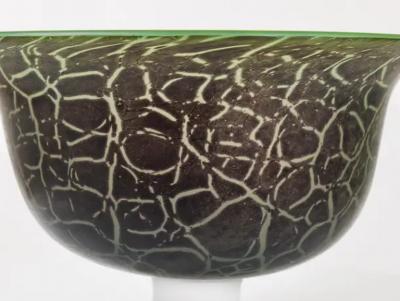  Kosta Boda AB Tortoise Art Glass Bowl by Ulrica Hydman Vallien Kosta Boda Sweden 1980s