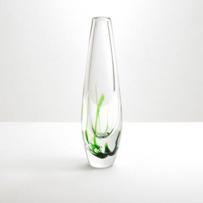  Kosta VICKE LINDSTRAND SEAWEED SERIES GLASS VASE FOR KOSTA Scandinavian modern