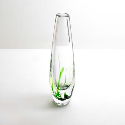  Kosta VICKE LINDSTRAND SEAWEED SERIES GLASS VASE FOR KOSTA Scandinavian modern