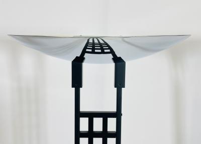  Kovacs Pair of Floor Lamps Torchieres by Robert Sonneman for George Kovacs USA 1987