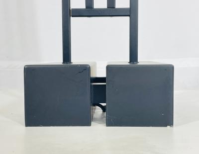  Kovacs Pair of Floor Lamps Torchieres by Robert Sonneman for George Kovacs USA 1987