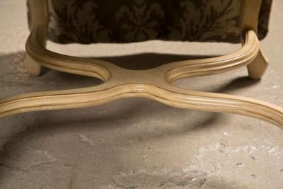  Kreiss Set of Six Paint Decorated Dining Chairs by Kreiss