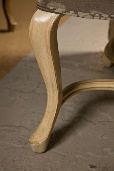  Kreiss Set of Six Paint Decorated Dining Chairs by Kreiss