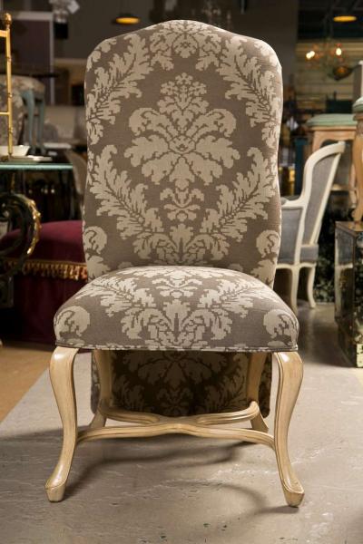  Kreiss Set of Six Paint Decorated Dining Chairs by Kreiss