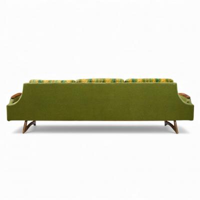  Kroehler Mfg Co Adrian Pearsall Style Kroehler American Leisure Mid Century Sofa Walnut Sofa