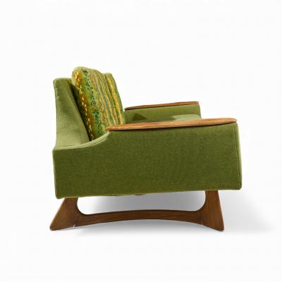  Kroehler Mfg Co Adrian Pearsall Style Kroehler American Leisure Mid Century Sofa Walnut Sofa