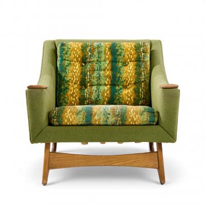  Kroehler Mfg Co Adrian Pearsall Style Kroehler American Leisure Walnut Lounge Chairs Pair