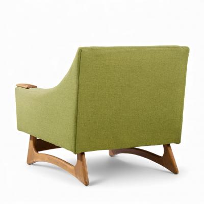  Kroehler Mfg Co Adrian Pearsall Style Kroehler American Leisure Walnut Lounge Chairs Pair