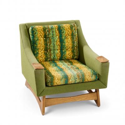  Kroehler Mfg Co Adrian Pearsall Style Kroehler American Leisure Walnut Lounge Chairs Pair