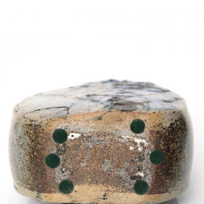  Krukmakaren OVAR NILSSON TEXTURED GLAZED STONEWARE VASE KRUKMAKAREN H GAN S SWEDEN 