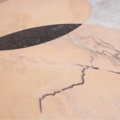  L A Studio L A Studio Contemporary Modern Marble and Brass Italian Dining Table