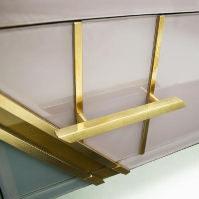  L A Studio L A Studio Mid Century Modern Murano Glass Italian Sideboard