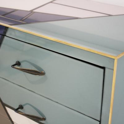  L A Studio L A Studio Mid Century Modern Murano Glass Sideboard Italy 1950s