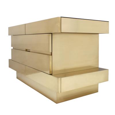  L A Studio L A Studio Modern Wood And Brass Italian Sideboard
