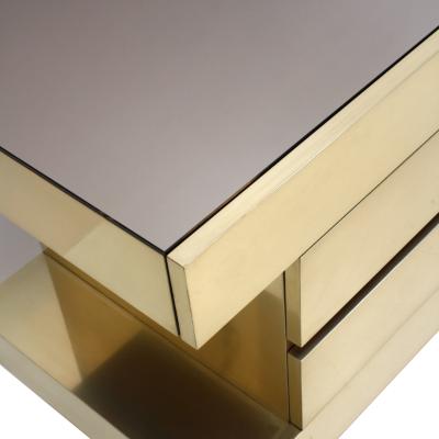  L A Studio L A Studio Modern Wood And Brass Italian Sideboard