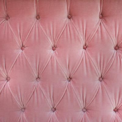  L A Studio L A Studio Solid Wood And Cotton Velvet Upholstered Bar Counter