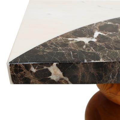 L A Studio Marquetry Marble Console by L A Studio Spain