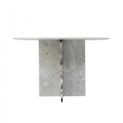  L A Studio Mid Century Modern Marble Table Designed by L A Studio