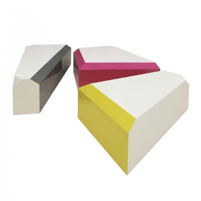  L A Studio Modular Coffee Table Made In Coloured Lacquered Wood With Gloss FInish