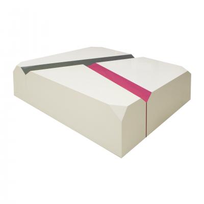  L A Studio Modular Coffee Table Made In Coloured Lacquered Wood With Gloss FInish