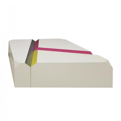  L A Studio Modular Coffee Table Made In Coloured Lacquered Wood With Gloss FInish