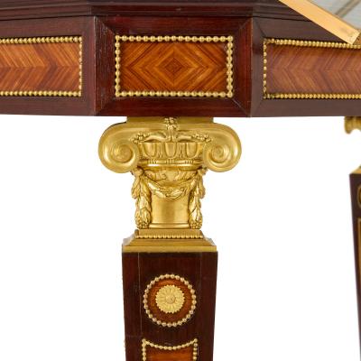  L Escalier de Cristal Pair of antique ormolu mounted vitrine cabinets by LEscalier de Cristal