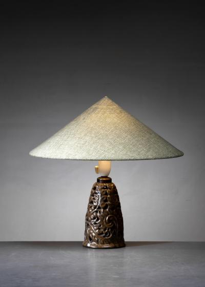  L Hjorth Keramik Hjorth ceramic table lamp