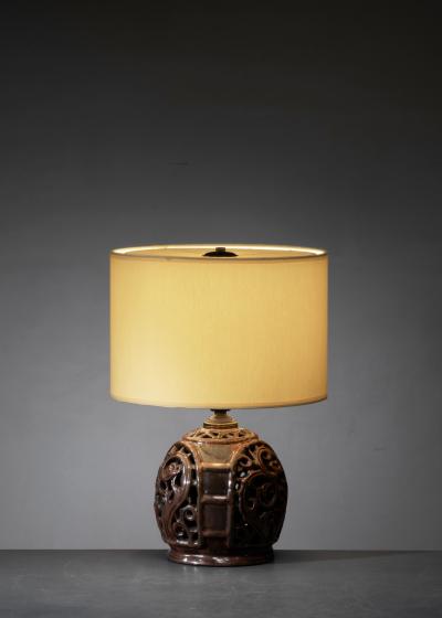  L Hjorth Keramik Hjorth ceramic table lamp