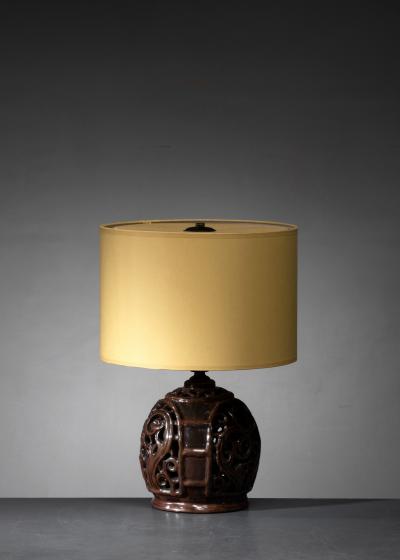  L Hjorth Keramik Hjorth ceramic table lamp