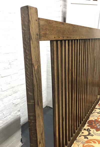  L JG Stickley L and J G Stickley Oak Arts Crafts Mission Bench