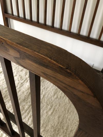  L JG Stickley Stickley Rare Arts and crafts Oak Full size bed