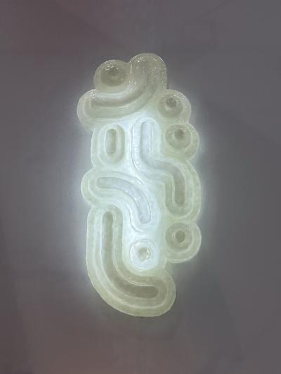  LAS NIMAS ANACRONOS pair of wall light sculptures