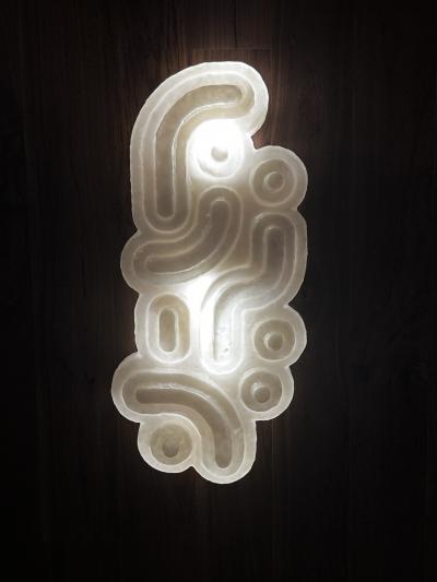  LAS NIMAS ANACRONOS pair of wall light sculptures